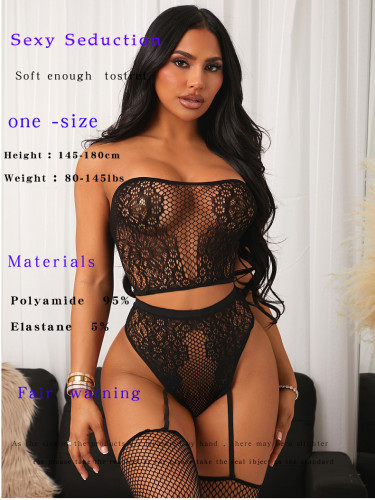 Fun Network Clothes Sexy Jacquard Two Piece Set