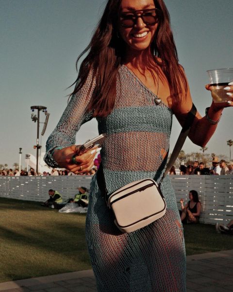 2023 One Shoulder Slim Beach Resort Sexy Long Dress Knitted Hollow out Long Dress Cover Up Summer Girl