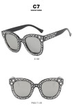Cross border Pentagram sunglasses 2023 new fashion sunglasses personality Sunglasses concave shape photo girl