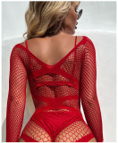 Sexy Perspective Mesh Fun Net Clothing Hollow out Fishing Net Underwear