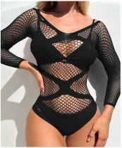Sexy Perspective Mesh Fun Net Clothing Hollow out Fishing Net Underwear