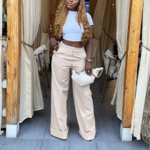 Casual wide leg fashionable style pants