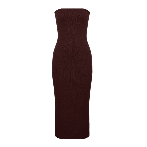 Knitted Split Fashion Sexy Slim Women's Wear