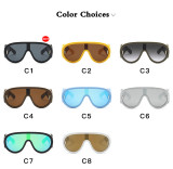 Sunglasses Fashion Large Frame One Piece Sunglasses