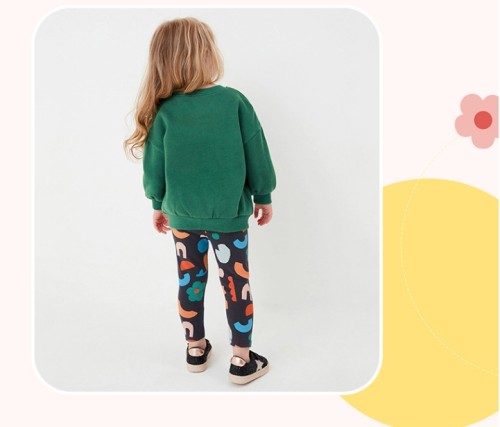 Girls' Set Long Sleeve Children's Sweater Set Casual Cute Girls' Set