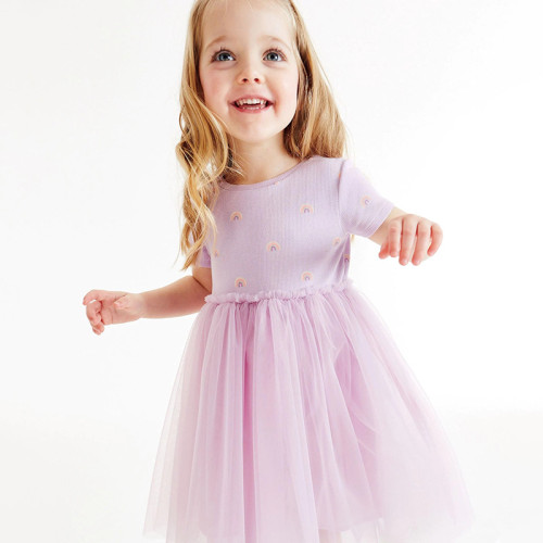 Princess Dress Cute Breathable Mesh Girls' Dress