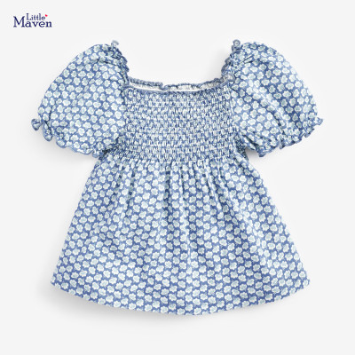 Girls' Short Sleeve T-shirt Cotton Round Neck Children's T-shirt