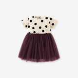 Children's cute breathable mesh girl's dress