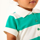Children's striped POLO dress cute girl's dress
