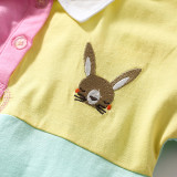 Girls' Princess Dress Spliced Pure Cotton Dress