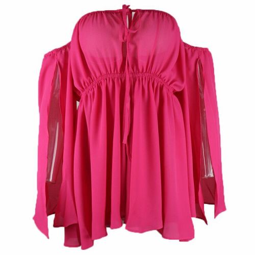 Open sleeved off shoulder lace up bra for casual wear, high waisted dress for women, chiffon beach skirt