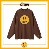 Smiling Face Long Sleeve T-shirt Men's and Women's Pure Cotton Bottom Shirt
