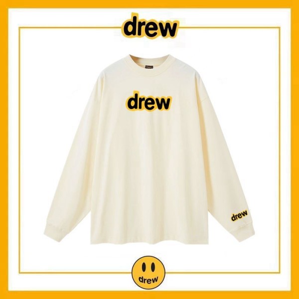 Smiling Face Long Sleeve T-shirt Men's and Women's Pure Cotton Bottom Shirt