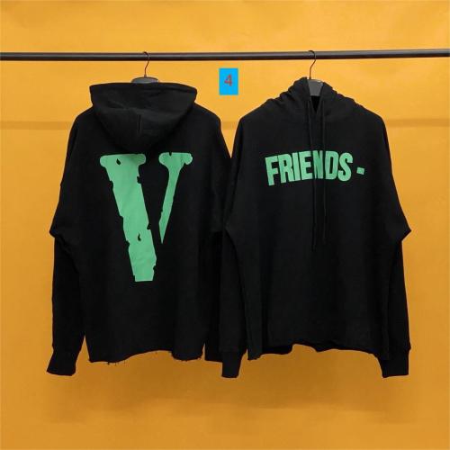 Long sleeved hooded loose reflective large V hoodie