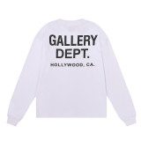 Pure cotton loose fitting long sleeved T-shirt with letter printing bottom top