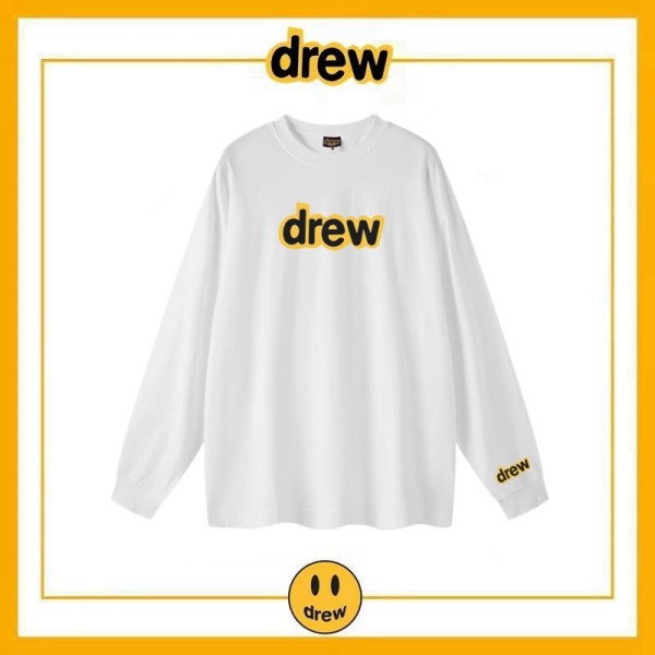 Smiling Face Long Sleeve T-shirt Men's and Women's Pure Cotton Bottom Shirt