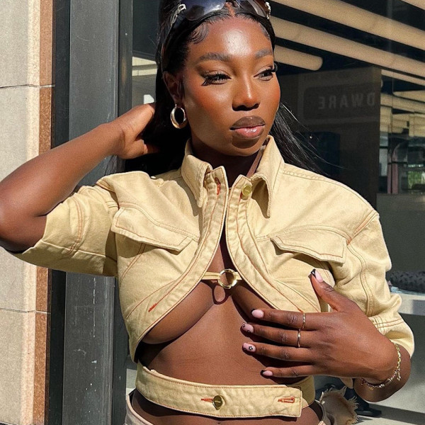 Cardigan Outdoor Half Sleeve Polo Short Coat