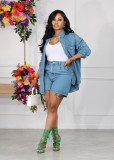 Denim jacket two piece denim shorts autumn AL250 