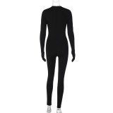 Sexy Hollow Finger Slim Fit Jumpsuit P3713563K