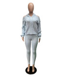 High Quality Women Knit Sweater 2 Pcs Sets XT8206