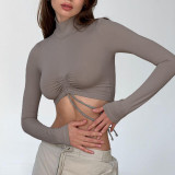 Waistless bottom fitting short top