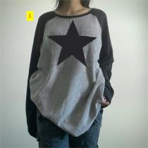 Casual loose fitting pullover top Casual loose fitting pullover top
