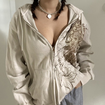 Loose Hooded Cardigan Sweater Coat