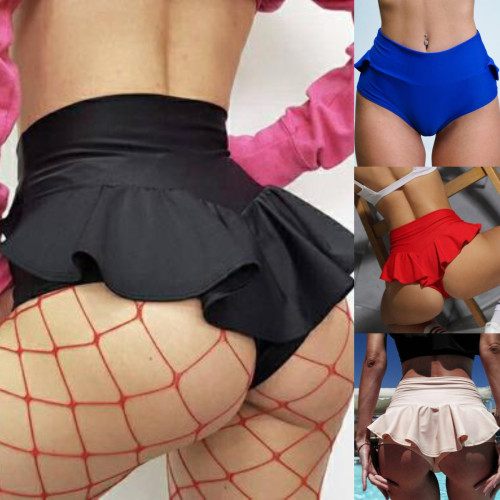 High waisted buttocks up tight shorts