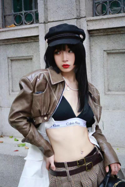 Fake two detachable motorcycle jackets