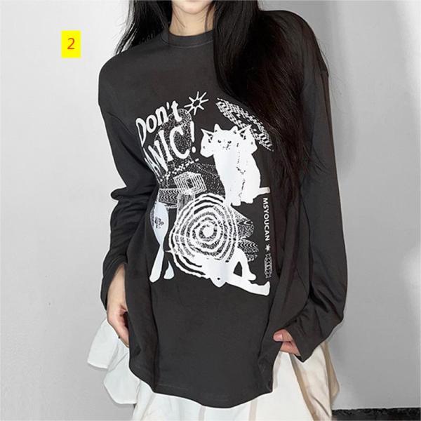 Pullover round neck casual top