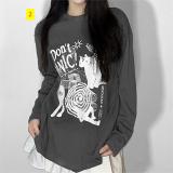Casual loose fitting pullover top