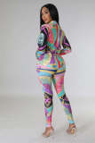 Digital printed women's two-piece set