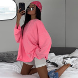 Loose Pullover Top Large Versatile Women's T-shirt