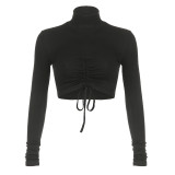 Waistless bottom fitting short top