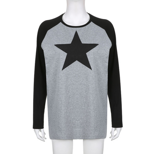 Casual loose fitting pullover top