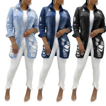 Sexy and fashionable women's denim jacket Sexy and fashionable women's denim jacket