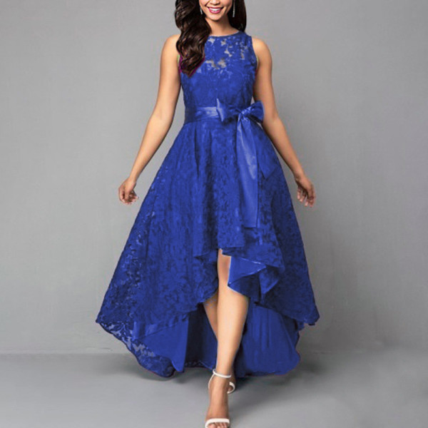 Lace patchwork party dress dress