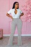 Brushed women's micro flared pants