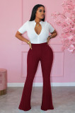 Brushed women's micro flared pants