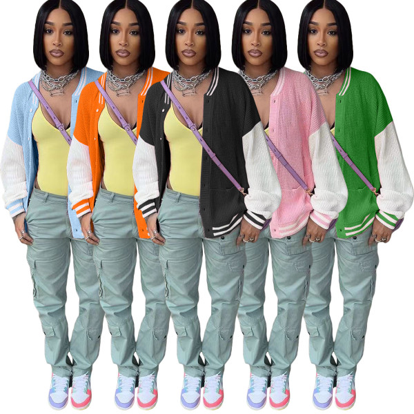 Women's casual knitted jacket jacket jacket