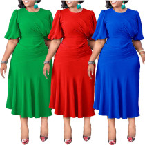 Casual oversized women's dress