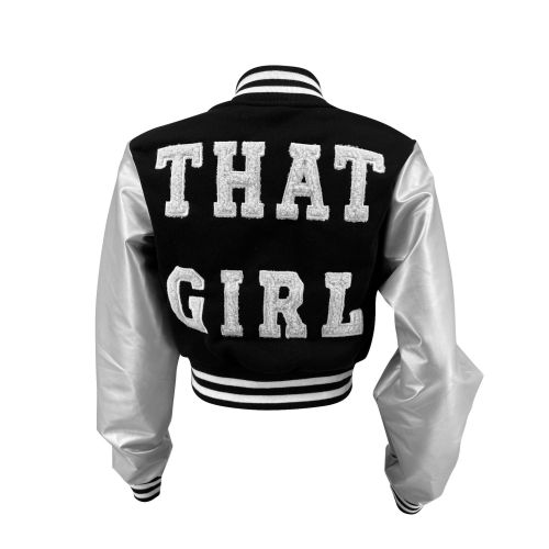 Embroidery and patchwork, slim fitting personalized jacket, baseball jacket, jacket