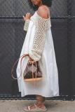 Sweater shawl dress two-piece set