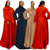 Solid Large Dress Evening Dress Solid Large Dress Evening Dress
