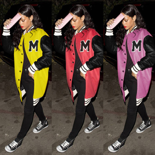 Fashion casual baseball jacket