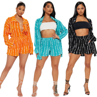 Sexy and fashionable two piece embossed printing set