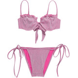 Strap Top Bikini Spicy Girl Swimsuit Set