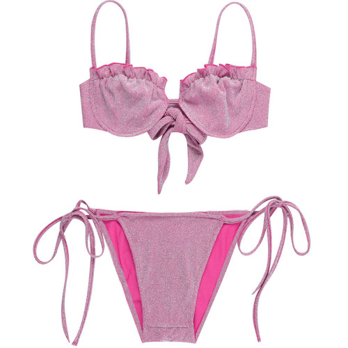 Strap Top Bikini Spicy Girl Swimsuit Set