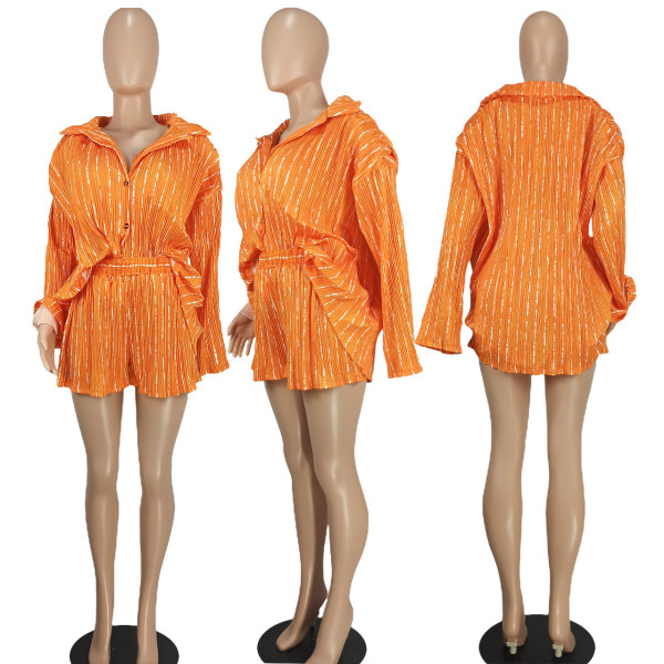 Sexy and fashionable two piece embossed printing set