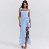 Spliced Style Split Dress